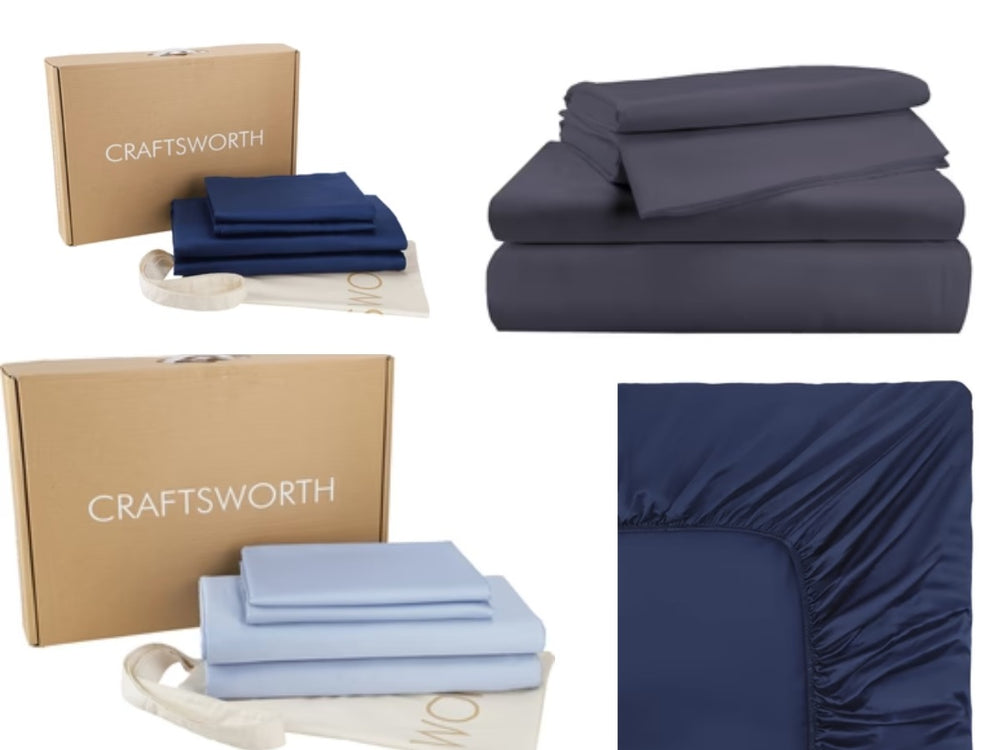 COTTON PERCALE SHEET SETS FROM CRAFTSWORTH!