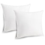 Indoor Decorative Poly Cotton Throw Pillow Insert (Pack Of 2) Solid