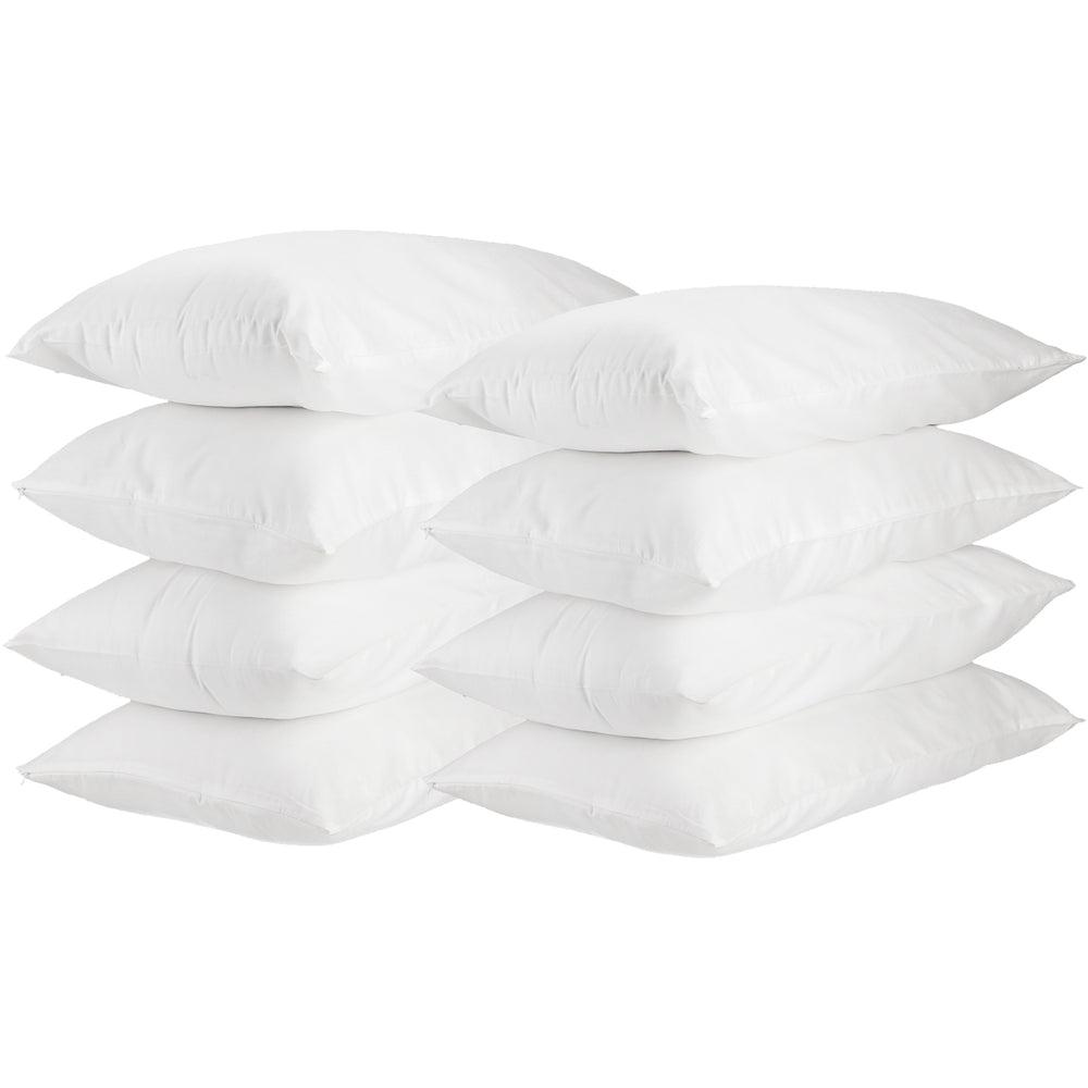 100% Cotton Sateen Solid Pillow Protector (Pack Of 8 ) Zippered T-200